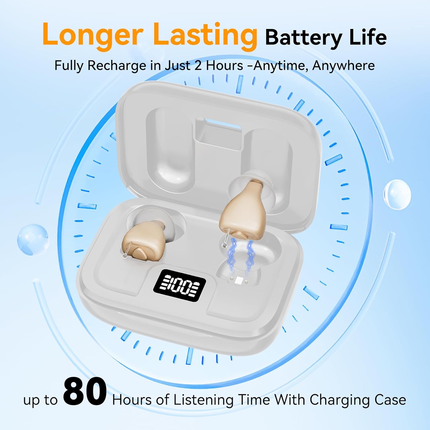 Invisible hearing amplifier