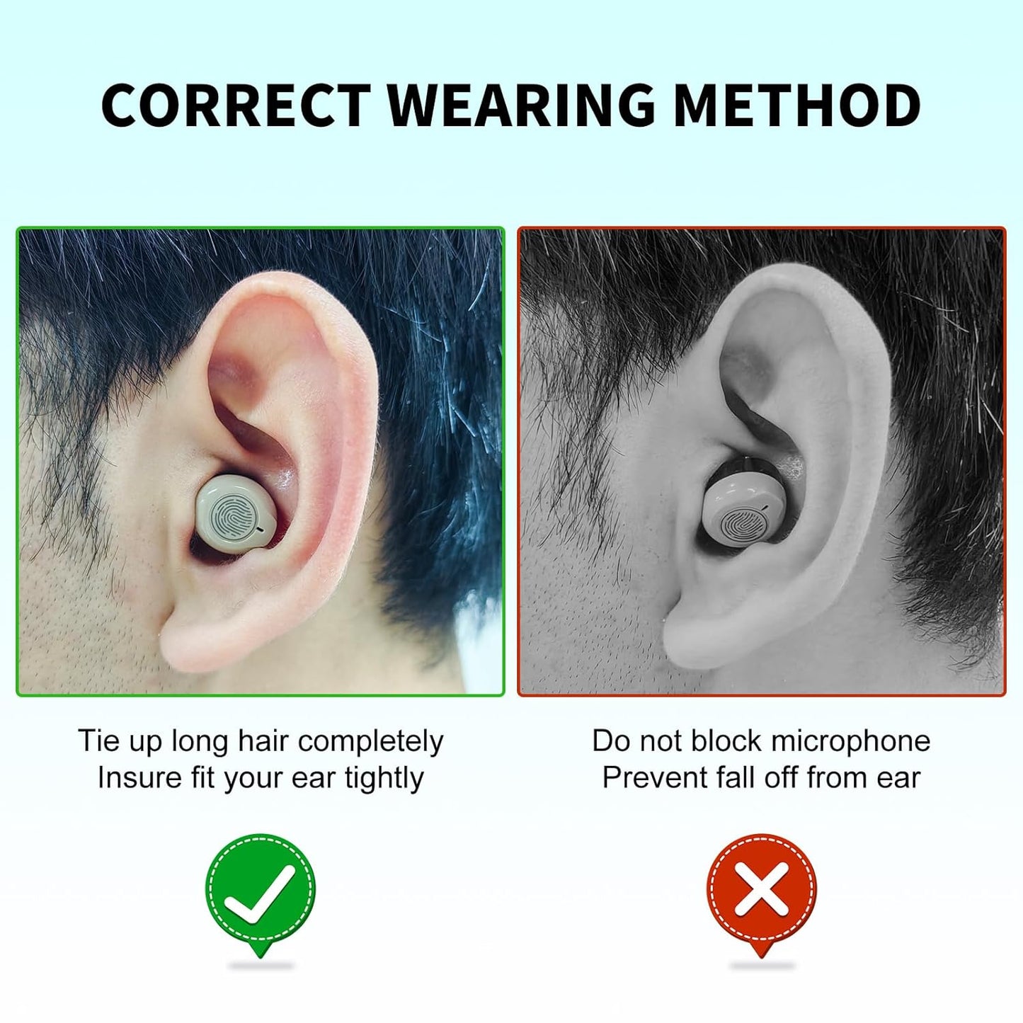 Rechargeable Hearing Amplifier – HD Noise Reduction