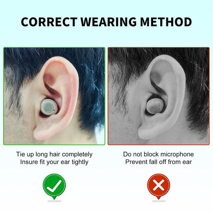 Rechargeable Hearing Amplifier – HD Noise Reduction