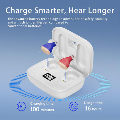 Ultra-Compact Hearing Amplifier with Noise Reduction