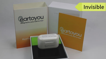 Invisible Hearing Amplifier – Noise Cancelling & USB Case